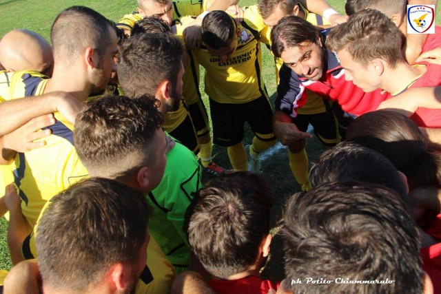 Il Foggia Incedit nel pre-gara (foto Foggia Incedit) ndr