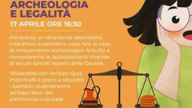 Photo of “Archeologia e legalità”, un laboratorio per conoscere i reperti ritrovati o trafugati