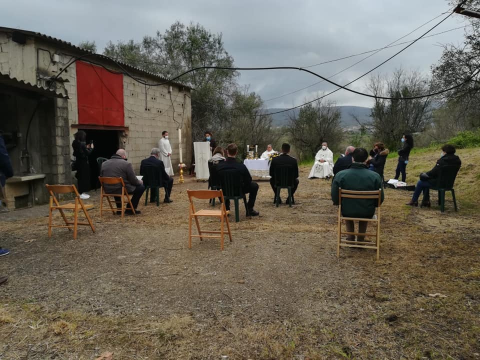 Limbadi messa di Pasqua in terreni confiscati