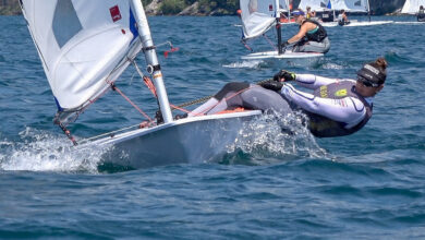 Photo of Mondiali Tempest a Torbole-Palanti al primo allenamento da campionessa europea Ilca 6 youth con SIlvia Zennaro