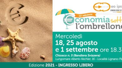 Photo of Economia sotto l’Ombrellone, a Lignano Sabbiadoro, undicesima edizione della rassegna