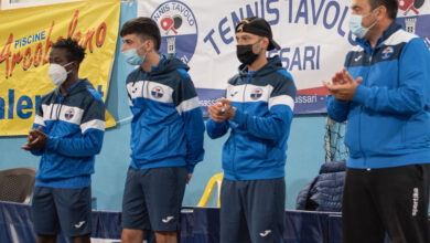 Photo of Tennistavolo Sassari: pareggio 3-3 a Napoli per la A2 maschile, vittorie di B2 e C1