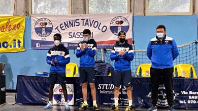 Photo of Tennistavolo Sassari: la A2 maschile pareggia in casa 3-3 contro Torre del Greco