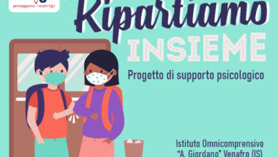 Photo of “Ripartiamo Insieme” il Progetto di supporto psicologico per la scuola primaria e secondaria di I grado