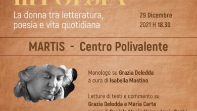 Photo of “Martis in poesia” celebra le Donne di Sardegna_focus su Grazia Deledda e Maria Carta