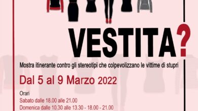 Photo of Al MAT la mostra-installazione “Com’eri vestita? What were you wearing?”