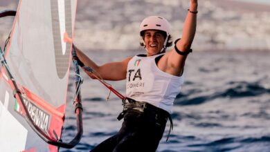 Photo of L’atleta del Circolo Surf Torbole Nicolò Renna bronzo alla Lanzarote International Regatta del windsurf olimpico iQFoil