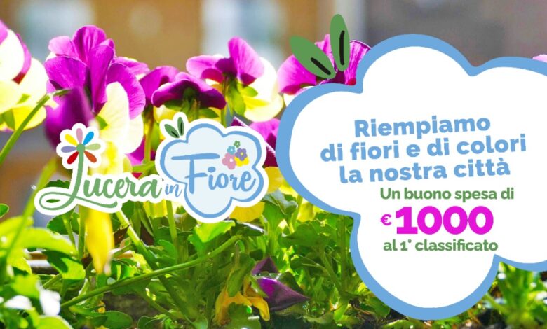 Lucera: alla guerra si risponde con i fiori