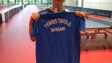 Photo of Tennistavolo Sassari: la A2 maschile tessera Marco Bressan, numero 30 del ranking nazionale