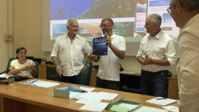 Photo of Il “Giro di Sardegna” a nuoto di Sorrentino fa tappa a Porto Conte