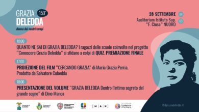 Photo of Nuoro: celebrazioni deleddiane, programma 28 settembre