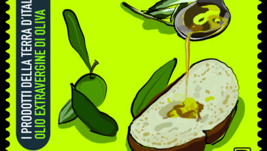 Photo of Francobollo ordinario, serie tematica “le Eccellenze del sistema produttivo ed economico” dedicato all’Olio extravergine d’oliva