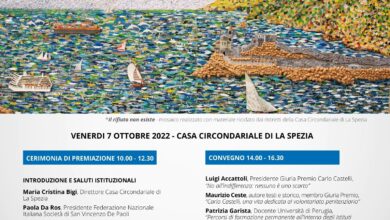 Photo of Carcere di La Spezia – Premio Carlo Castelli 7 ottobre 2022