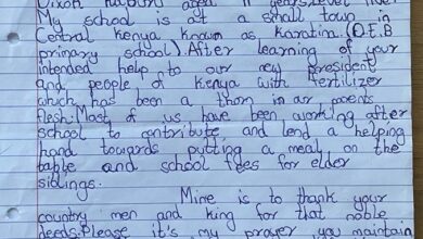 Photo of Kenya: una bambina di 11 anni ringrazia il Re Mohammed VI del Marocco per aver inviato fertilizzanti nel suo Paese
