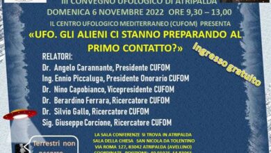 Photo of Atripalda: si parla di UFO il 6 novembre