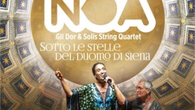 Photo of Noa con “Incanto di pace” sotto le stelle del Duomo di Siena
