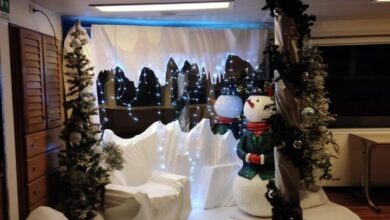 Photo of A COMO ARRIVA IL BATTELLO DI BABBO NATALE DI ENTE NAVIGAZIONE LAGHI