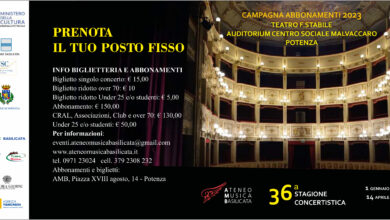 Photo of PRESENTATA LA 36ESIMA STAGIONE CONCERTISTICA DI ATENEO MUSICA BASILICATA DAL GRAN CONCERTO DEL PRIMO DELL’ANNO AL 14 APRILE