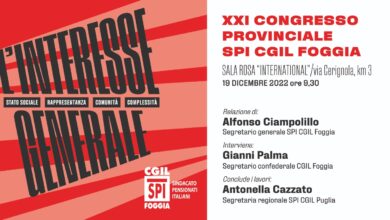 Photo of Foggia, Congresso provinciale SPI Cgil: tappa finale dopo una marcia di 1000 km