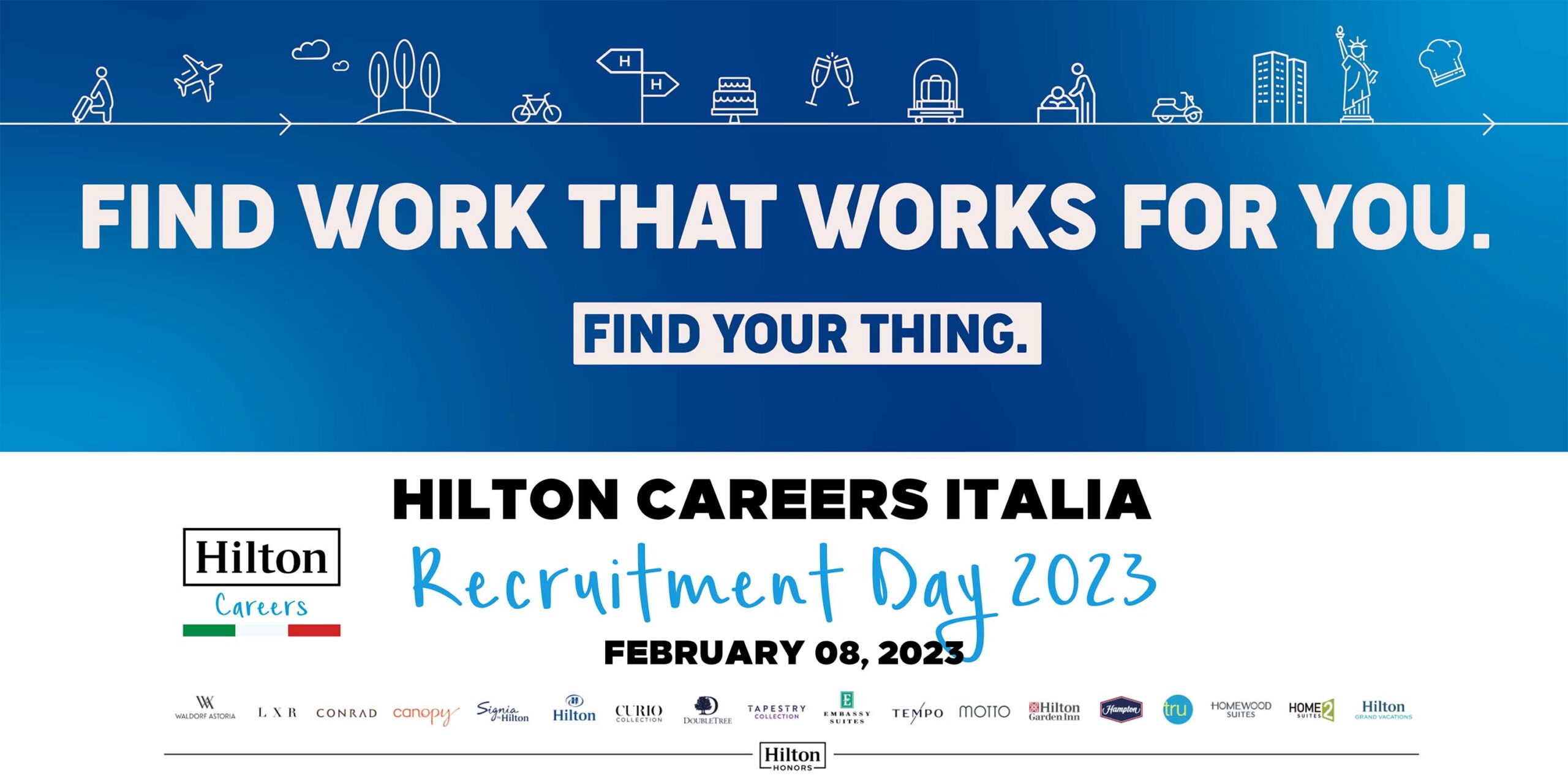 Lavorare in Hilton è possibile: 250 posizioni aperte