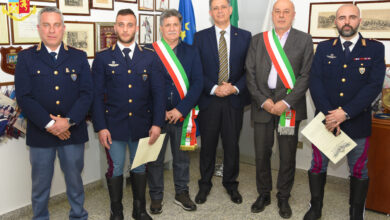 Photo of Oristano medaglie agli agenti Muntoni e Carrus Polizia Stradale