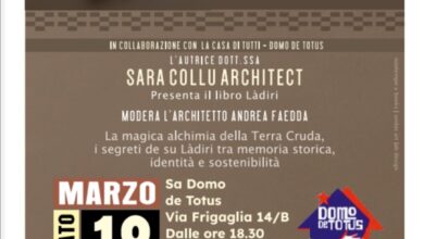 Photo of Presentazione libro LADIRI a Sa Domo de Totus