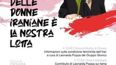 Photo of Da Orsara cartoline all’Ambasciata: “Libertà per le donne iraniane”