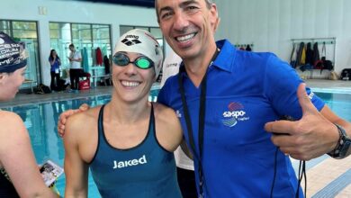 Photo of Francesca Secci a Brescia per gli Italiani di nuoto paralimpico
