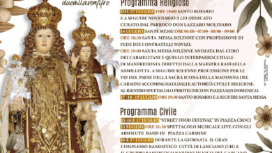 Photo of Madonna del Carmine, a Vico è festa con Street Food Festival e Marco Carta