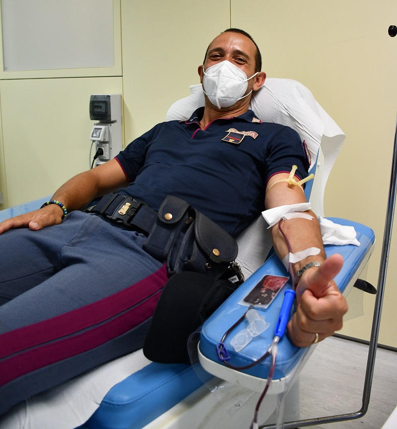 Polizia di Stato donazioni sangue