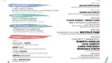 Photo of Samassi: special guest Niccolò Fabi, mercoledì 2 agosto