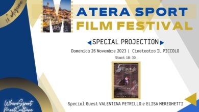Photo of Matera Sport Film Festival 2023: Cerimonia di apertura, incontri ed eventi speciali