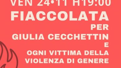 Photo of Sassari: 24 novembre fiaccolata per Giulia e tutte le vittime di violenza di genere