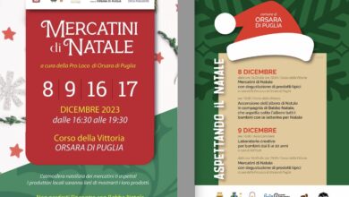 Photo of Orsara: al via i Mercatini di Natale