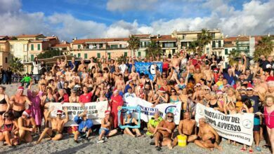 Photo of Tanti in acqua a Loano per il Cimento Invernale