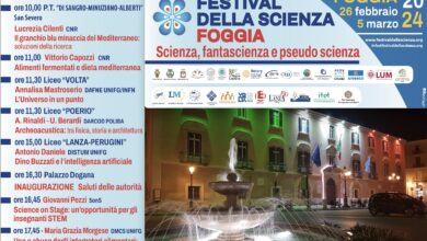 Photo of Foggia, al via il Festival della scienza