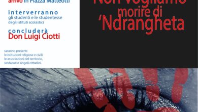 Photo of Cassano all’Ionio “Ora basta! Non vogliamo morire di ‘ndrangheta”