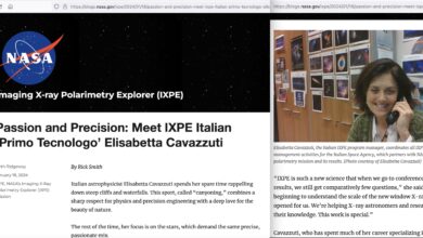 Photo of Foggia c’è Elisabetta Cavazzuti l’astrofisica dell’Agenzia Spaziale Italiana raccontata dalla Nasa