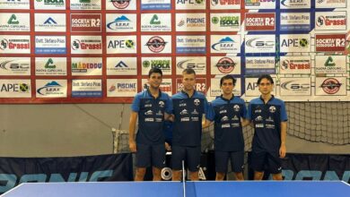 Photo of Tennistavolo Sassari: la A2 maschile pareggia a Torino ed è matematicamente salva