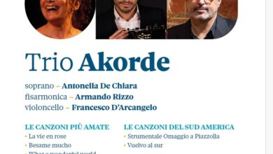 Photo of Foggia, concerto aperitivo con le canzoni del “Trio Akorde”