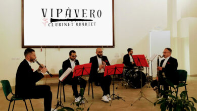 Photo of Laureana di Borrello concerto del Vipàvero Clarinet Quartet alla Casa della musica