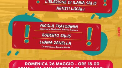 Photo of Cagliari 26 maggio: a sostegno della elezione di Ilaria Salis