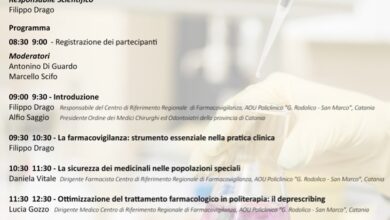 Photo of Catania, medici etnei, focus sulla farmacovigilanza sabato alla Torre Biologica