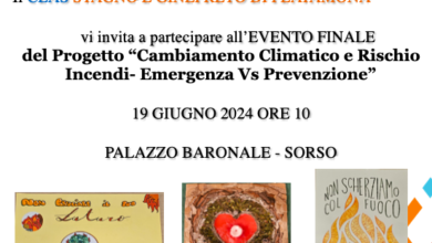 Photo of Sorso, Evento di chiusura progetto “Cambiamento climatico e rischio incendi , emergenza vs prevenzione”