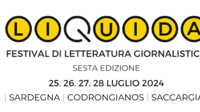 Photo of Codrongianus, Roberto Casalini, Peter Gomez, Michela Ponzani e Sigfrido Ranucci ospiti della prima giornata del festival di letteratura giornalistica LIQUIDA domani 25 luglio 