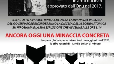 Photo of Parma, ricordando Hiroshima e Nagasaki, per la proibizione delle armi nucleari