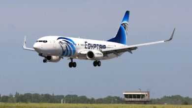 Photo of Fiocco rosa su volo EGYPTAIR
