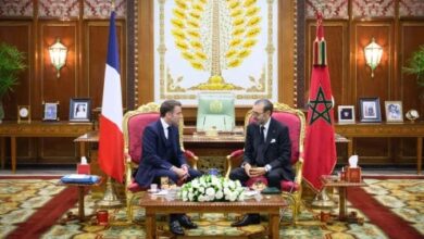 Photo of Colloqui tra il Re Mohammed VI e Emmanuel Macron a Rabat