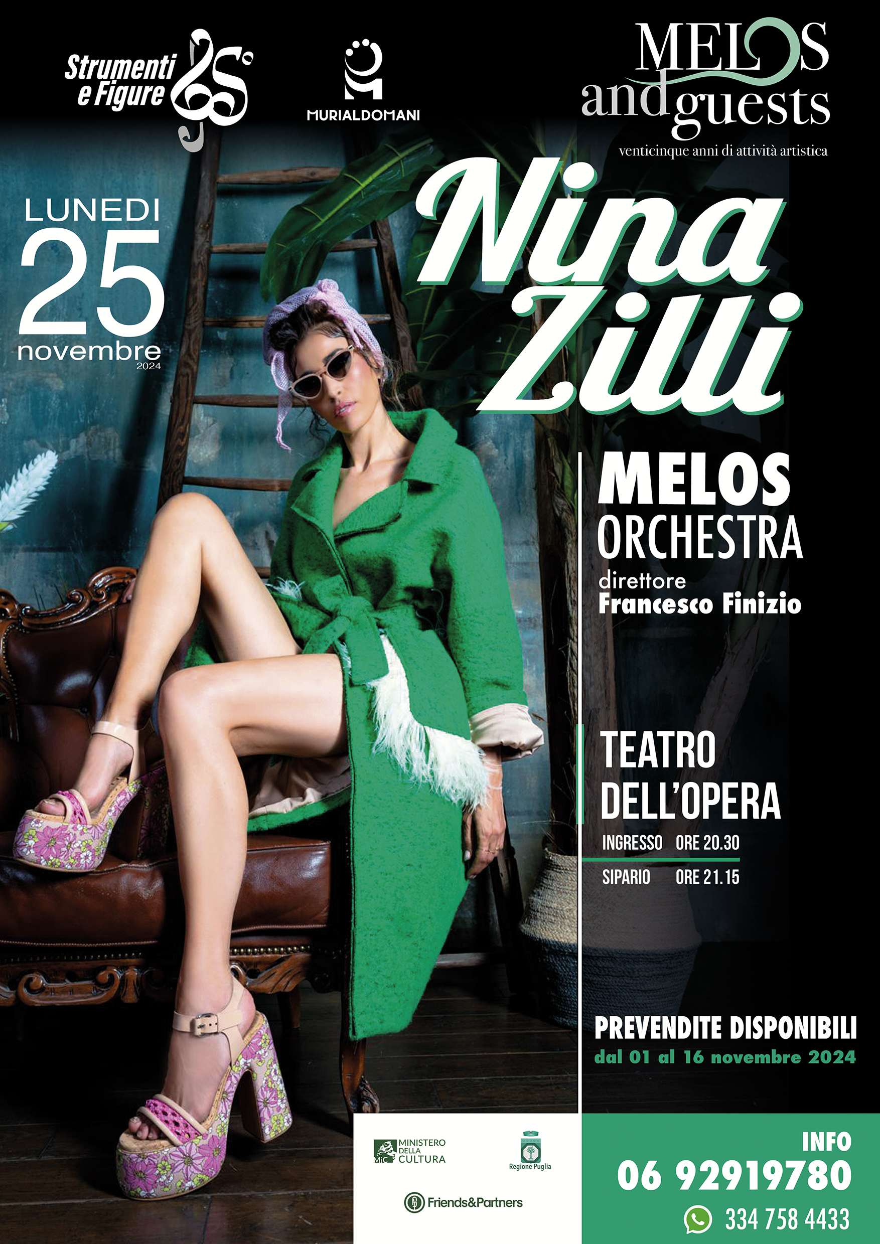 Nina Zilli a Lucera per la rassegna “Melos and guests” al Teatro dell’Opera