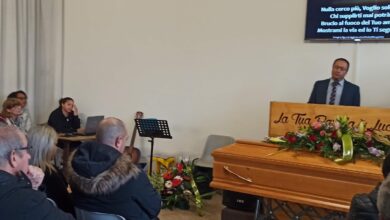 Photo of Ad Albenga i funerali del professor Antonio Talarico